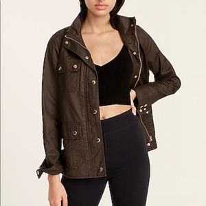 Brand new J.Crew Downtown Field Jacket. Women’s size L.